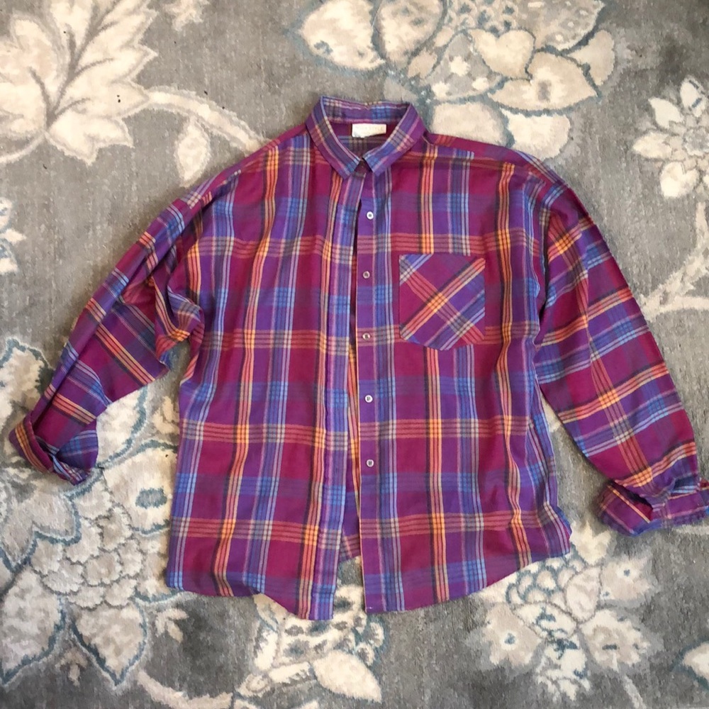 Oversized lightweight flannel